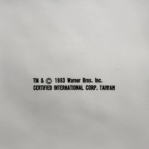 VINTAGE, 1993, WARNER BROTHERS, LOONEY TUNES, BUGS BUNNY, BASEBALL, COOKIE JAR. - Picture 8 of 15